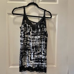 Lane Bryant Black and White Cami Size 18/20